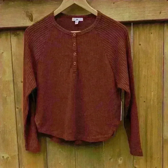 BP Lightweight Rust Long Sleeve  Lightweight Sweater Size XXS - Picture 1 of 2